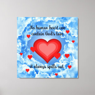 God's Love Canvas Print