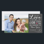 God's Love Chalkboard Holiday Photo Card<br><div class="desc">God's Love Chalkboard Holiday Photo Card by Orabella Prints.  Please replace the template image with a photo of your own prior to purchasing.</div>