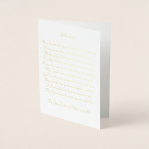 God's Love Foil Card