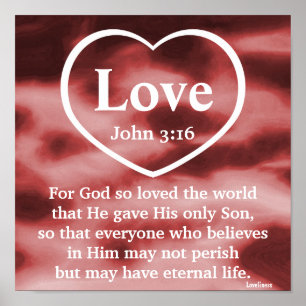 God's Love Gift  Poster-Customise Poster