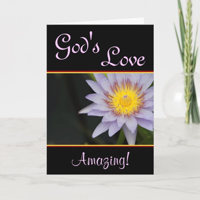 God's Love Greeting Card (Front)
