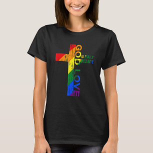 God's Love Is Fully Inclusive Christian Jesus Lgbt T-Shirt