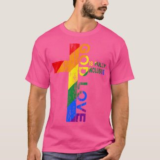 God's Love Is Fully Inclusive Christian Jesus Lgbt T-Shirt