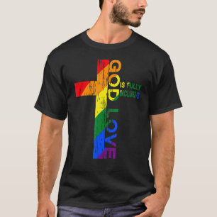 God's Love Is Fully Inclusive Christian Jesus Lgbt T-Shirt