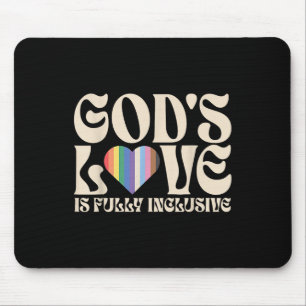 Gods Love Is Fully Inclusive Christian Lgbtq Gay R Mouse Mat