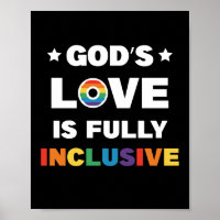 God's Love Is Fully Inclusive Gay LGBT Pride Month
