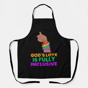 God's love is fully inclusive Sticker Apron