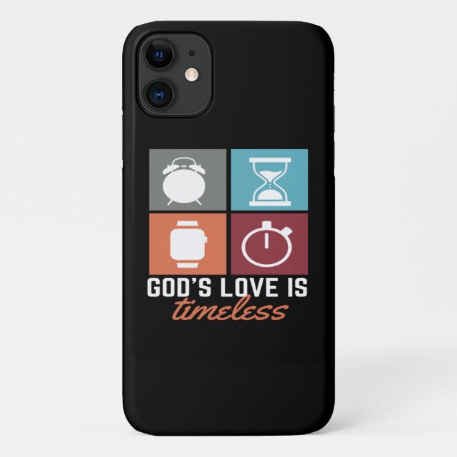 God's Love is Timeless Christian iPhone Case (Back)