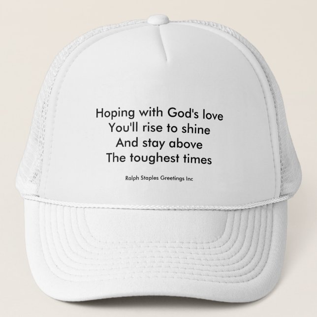 God's love trucker hat (Front)