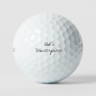 'God's Masterpiece' Encouragement Faith Gift Golf Balls