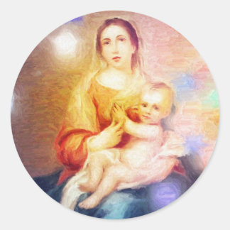 God's Masterpiece Is Mother Classic Round Sticker