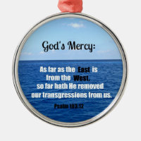 God's Mercy: Psalm 103:12