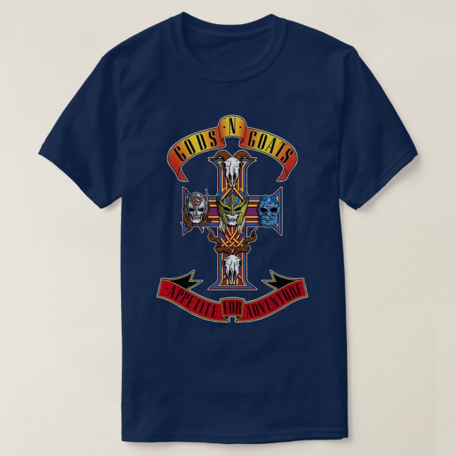 Gods N Goats Appetite For Adventure Classic TShirt (Design Front)