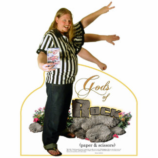 Gods of Rock (paper & scissors) Standing Photo Sculpture