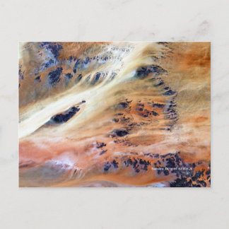 Gods Paintbrush Sahara Desert Africa Postcard