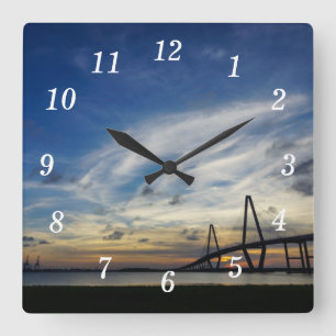 Gods Painting At Arthur Ravenel Square Wall Clock