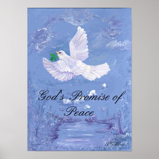 God's  Promise of Peace Poster (Front)