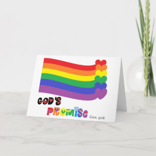 God's Promise Rainbow Card