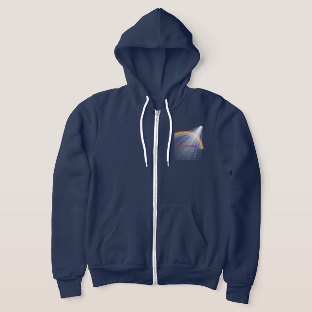 God's Promise Rainbow Hoodie (Laydown)