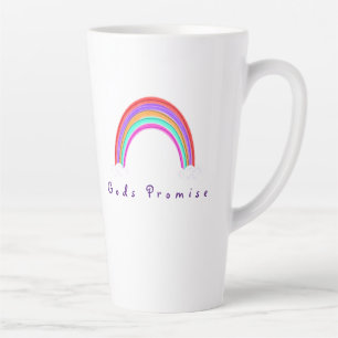 "Gods Promise" Rainbow   Latte Mug
