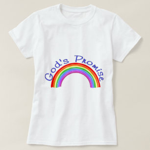 God's promise with rainbow Christian T-Shirt