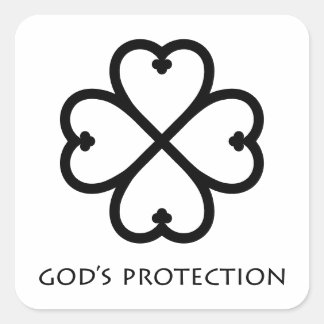 God's Protection(Nyame Dua) Adinkra Symbol Sticker