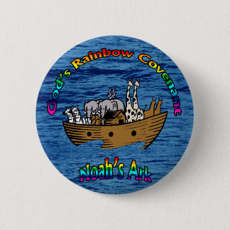 God's Rainbow Covenant 6 Cm Round Badge