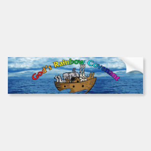 God's Rainbow Covenant Bumper Sticker