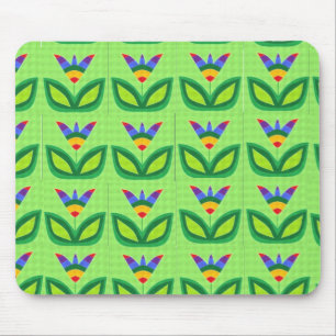 God's Rainbow Garden Mouse Mat