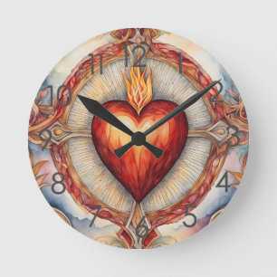 God's Sacred Heart Clock