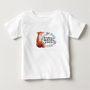 gods time foxes baby T-Shirt
