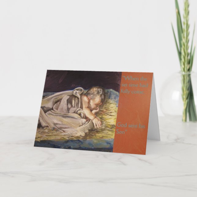 "God's Timing" Christmas Card (Front)