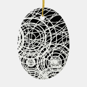 gods touches the black water ceramic tree decoration