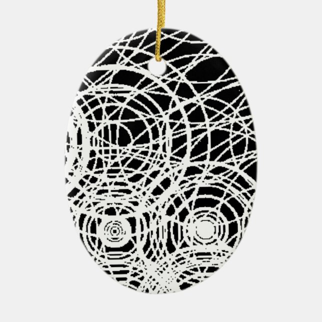 gods touches the black water ceramic tree decoration (Front)