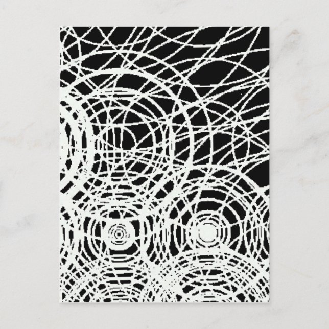 gods touches the black water postcard (Front)