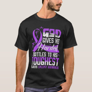 God's touchest soldiers EPILEPSY AWARENESS T-Shirt
