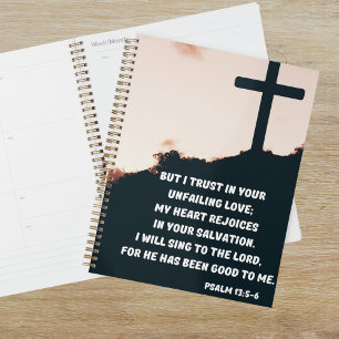 God's Unfailing Love Psalms Bible Verse Christian Planner