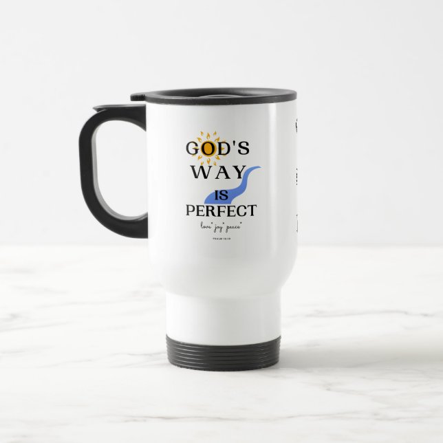 God's Way Perfect  Travel Mug (Left)