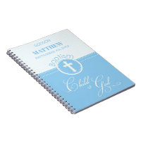 Godson Baptism Blue Child of God Personalised
