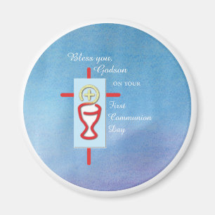 Godson, First Holy Communion, Blue Magnet