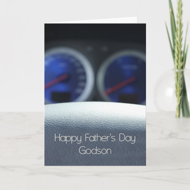 Godson  Happy Father's Day Card (Front)