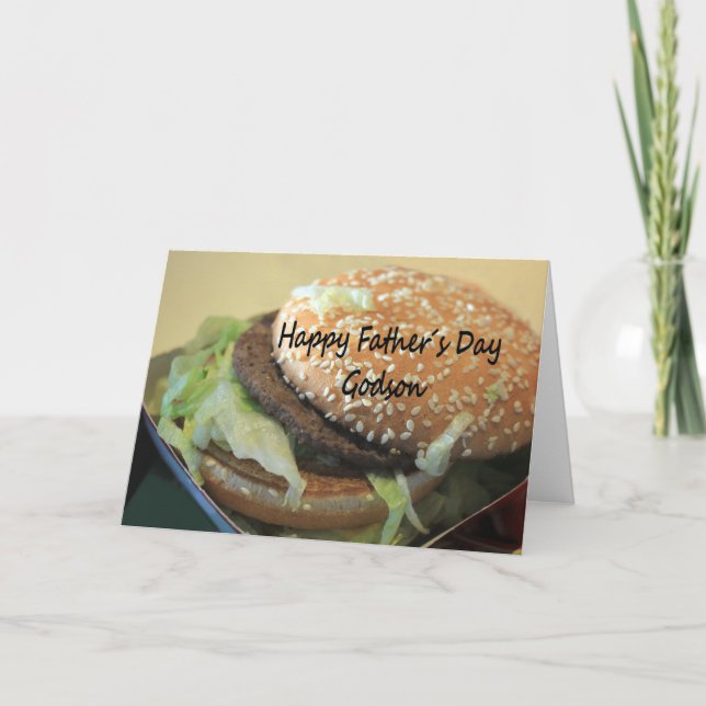 Godson  Happy Father's Day Card (Front)
