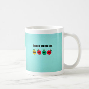Godson, you are the apple of my eye! coffee mug