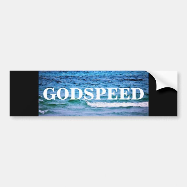 GODSPEED BUMPER STICKER (Front)