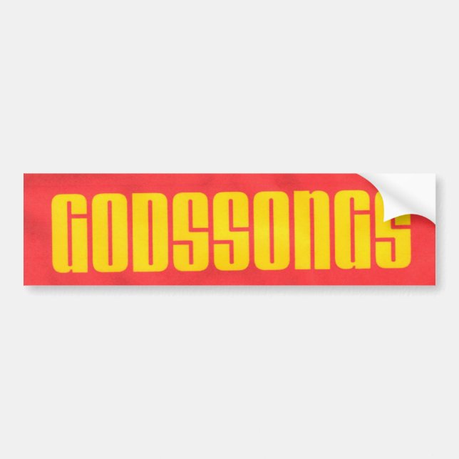 Godssongs Bumper Sticker (Front)