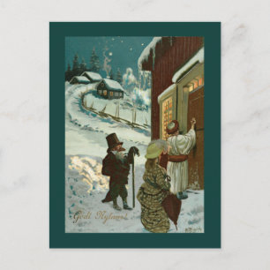 Godt Nytaar  Happy New Year Holiday Postcard