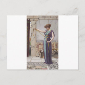 Godward - A Pompeiian Lady Postcard