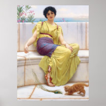 Godward Idleness Classic Painting
