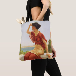 Godward The Signal Beautiful Woman Portrait Art Tote Bag