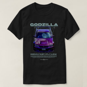 GODZILLA R34 T-SHIRT BLACK